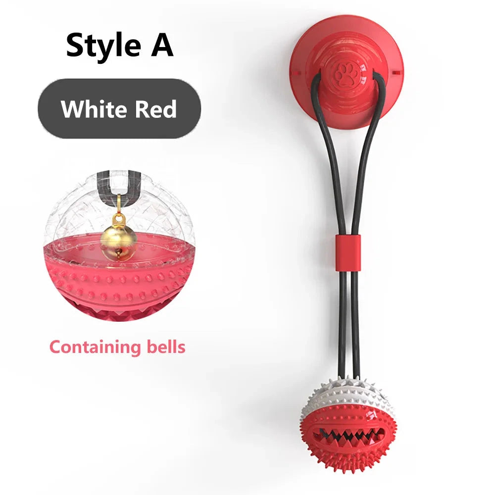 Silicon Suction Interactive Tug Ball Dog Toy