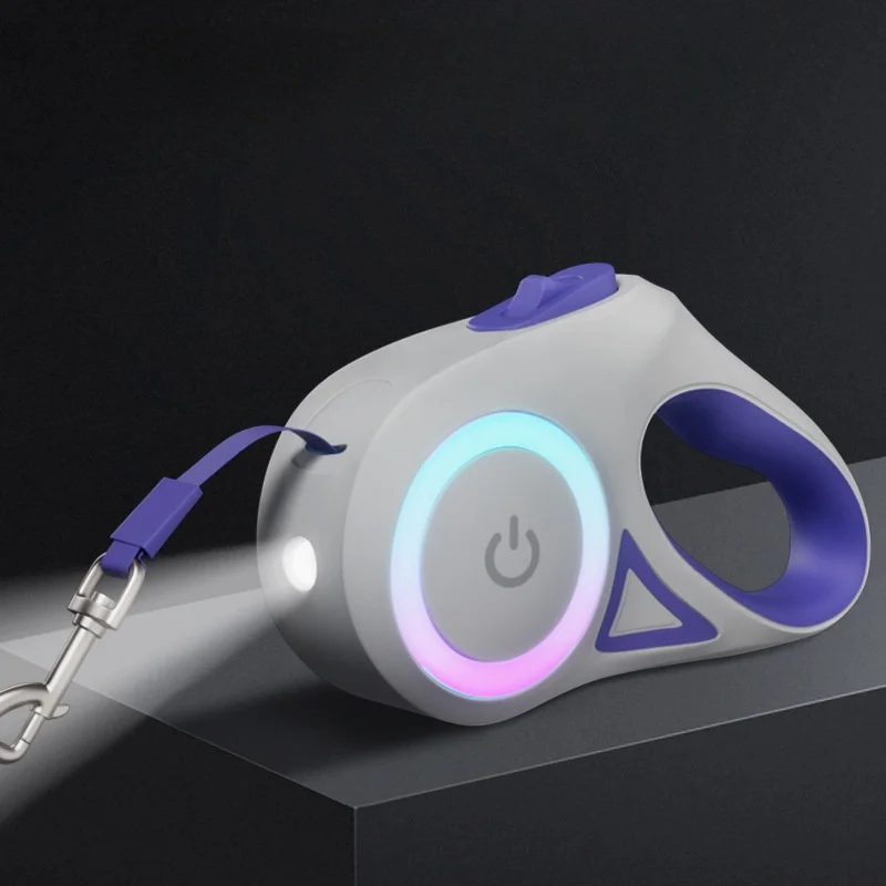 Retractable Automatic Spotlight Pet Dog Leash