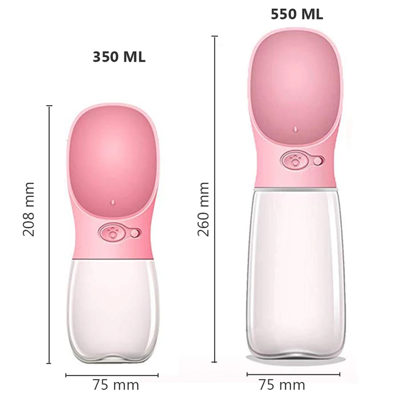 Portable Pet Dog Travel Water Bottle