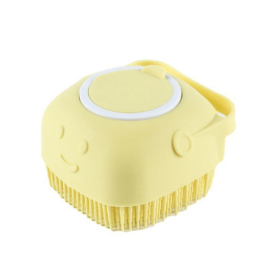 Gentle Pet Bath Massage Brush with Shampoo Box