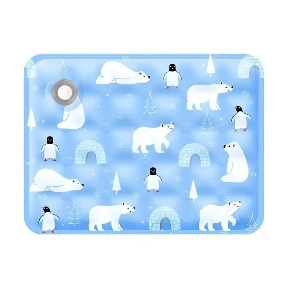 Floor Mat Self Water Adding Ice Gel Cooling Cushion Portable Durable Pet Cold Bed for Small and Large Dogs Summer Rest Accessory